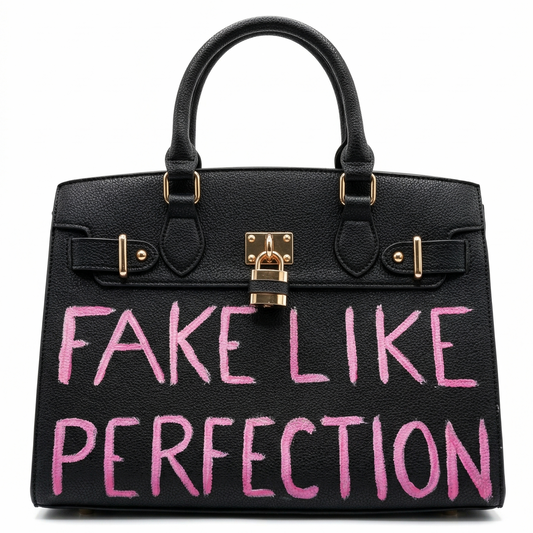 Fake Like Perfection - Black & Pink