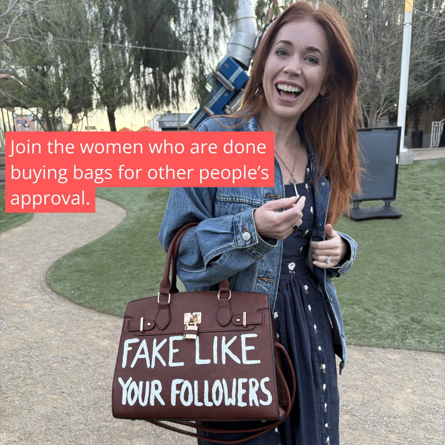 Fake Like Your Followers - Navy and Lime