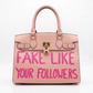 Fake Like Your Followers Bag - Pink on Pink