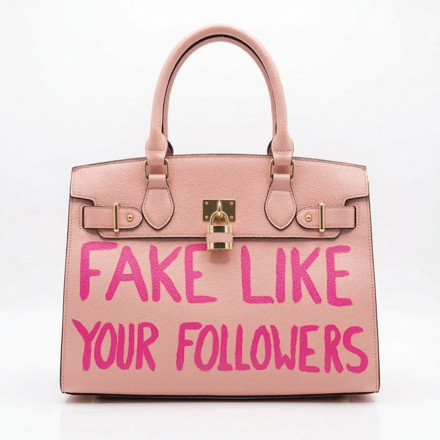 Fake Like Your Followers Bag - Pink on Pink